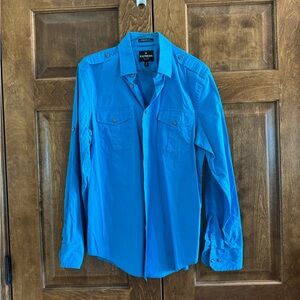 EXPRESS Long Sleeve Button Down Casual Shirt - Modern Fit - Men's Size Medium